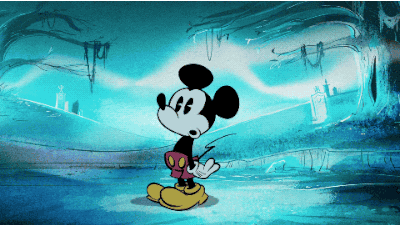 Mickey Mouse esta aterrorizado imagenes gif de miedo - Mickey Mouse está aterrorizado imágenes gif de miedo