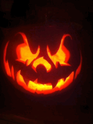 calabaza muy aterradora imagenes gif de halloween - calabaza muy aterradora imágenes gif de halloween