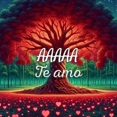 Te Amo AAAAA - Imagen romántica destacada Imagen romántica destacada con nombre AAAAA