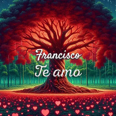 Imagen romántica destacada con nombre Francis
