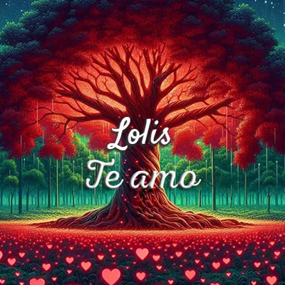 Te Amo Loli - Imagen romántica destacada Imagen romántica destacada con nombre Loli