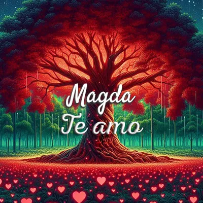 Te Amo Magda - Imagen romántica destacada Imagen romántica destacada con nombre Magda