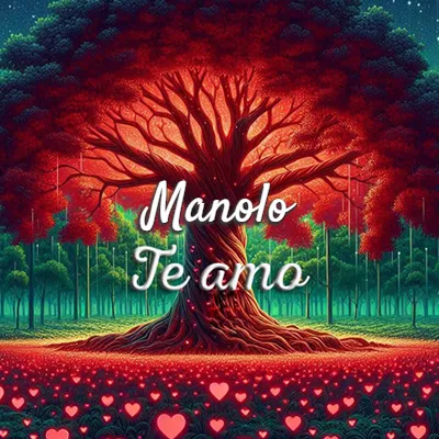 Imagen romántica destacada con nombre Manolo