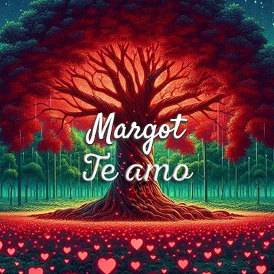 Imagen romántica destacada con nombre Margot