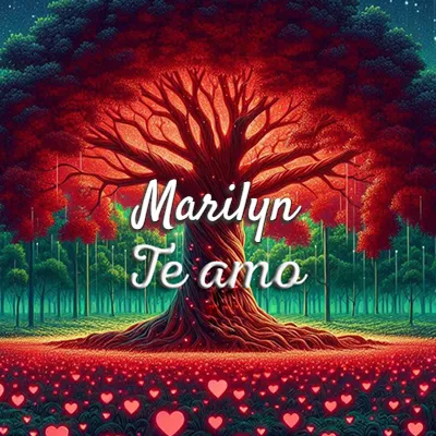 Te Amo Marilyn - Imagen romántica destacada Imagen romántica destacada con nombre Marilyn