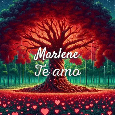 Te Amo Marlen - Imagen romántica destacada Imagen romántica destacada con nombre Marlen