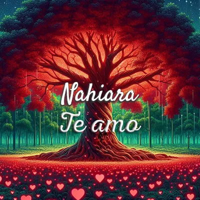 Te Amo Nahiara - Imagen romántica destacada Imagen romántica destacada con nombre Nahiara