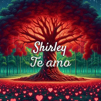 Te Amo Shirley - Imagen romántica destacada Imagen romántica destacada con nombre Shirley