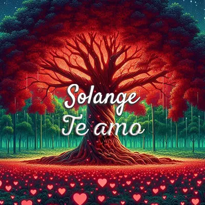 Te Amo Solange - Imagen romántica destacada Imagen romántica destacada con nombre Solange