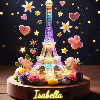 Imagen romántica para Isabella - Diseño 1