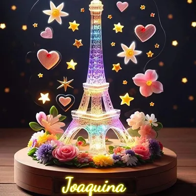 Imagen romántica para Joaquina - Diseño 1