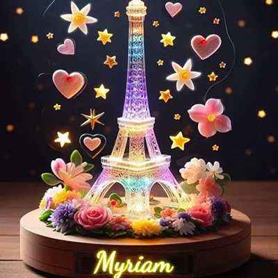 Imagen romántica para Myriam - Diseño 1