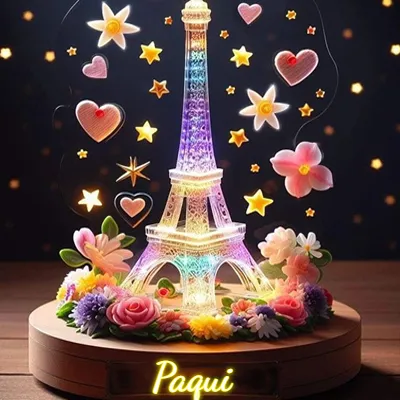 Imagen romántica para Paqui - Diseño 1