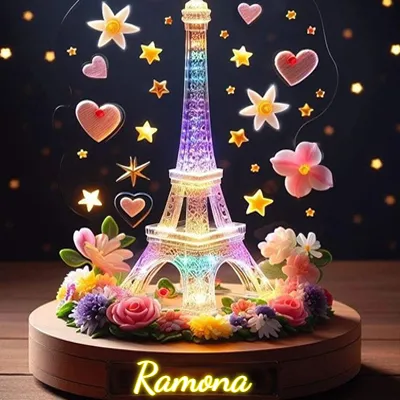 Imagen romántica para Ramona - Diseño 1