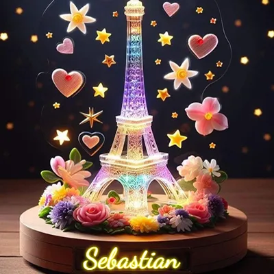 Imagen romántica para Sebastian - Diseño 1