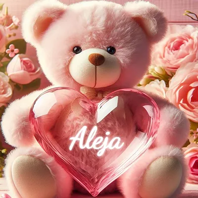 Imagen romántica para Aleja - Diseño 2