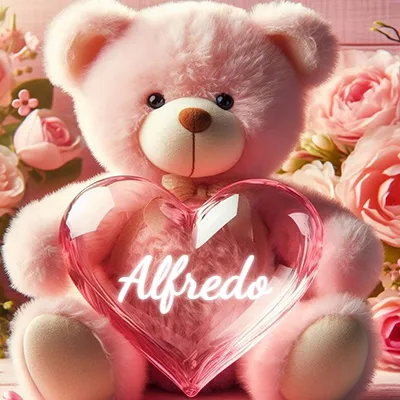 Imagen romántica para Alfredo - Diseño 2