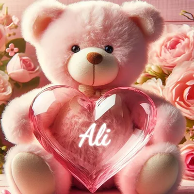 Imagen romántica para Ali - Diseño 2