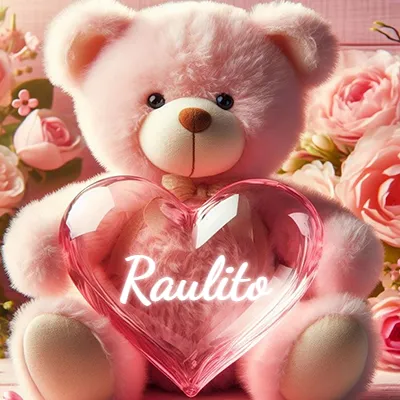 Imagen romántica para Raulito - Diseño 2