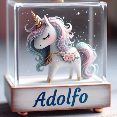 Imagen romántica para Adolfo - Diseño 3