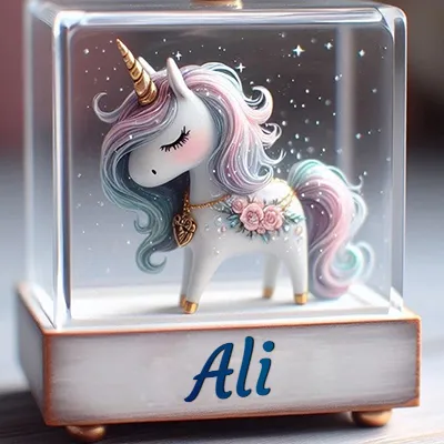 Imagen romántica para Ali - Diseño 3