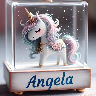 Imagen romántica 3 con nombre Angela Imagen romántica para Angela - Diseño 3