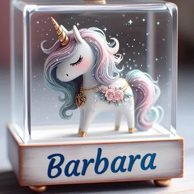 Imagen romántica 3 con nombre Barbara Imagen romántica para Barbara - Diseño 3