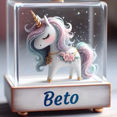 Imagen romántica para Beto - Diseño 3