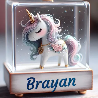 Imagen romántica para Brayan - Diseño 3