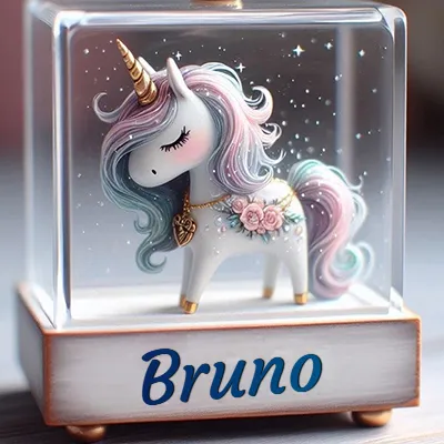 Imagen romántica para Bruno - Diseño 3
