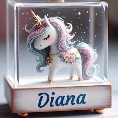 Imagen romántica para Diana - Diseño 3