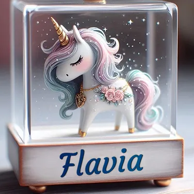 Imagen romántica para Flavia - Diseño 3