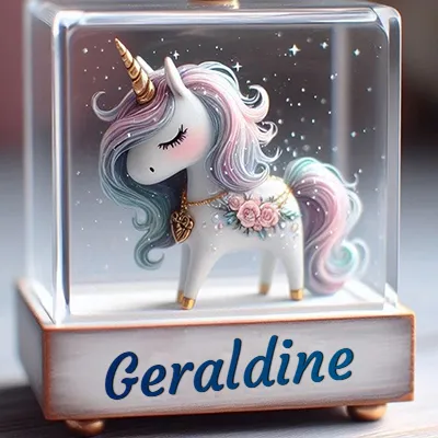 Imagen romántica para Geraldine - Diseño 3