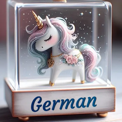 Imagen romántica para German - Diseño 3
