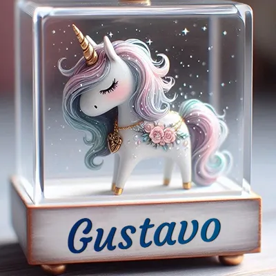 Imagen romántica para Gustavo - Diseño 3