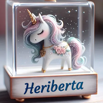 Imagen romántica para Heriberta - Diseño 3