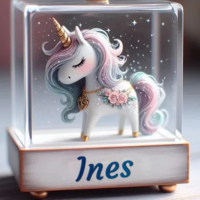 Imagen romántica para Ines - Diseño 3