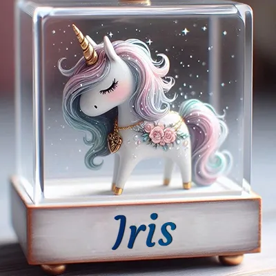 Imagen romántica para Iris - Diseño 3