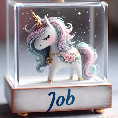 Imagen romántica para Job - Diseño 3