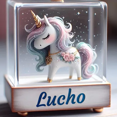 Imagen romántica para Lucho - Diseño 3