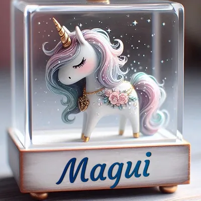 Imagen romántica para Magui - Diseño 3