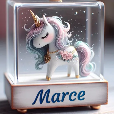Imagen romántica para Marce - Diseño 3