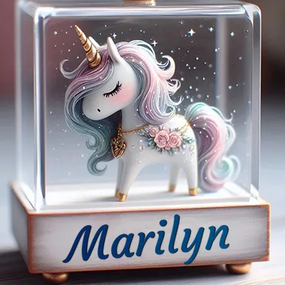 Imagen romántica 3 con nombre Marilyn Imagen romántica para Marilyn - Diseño 3