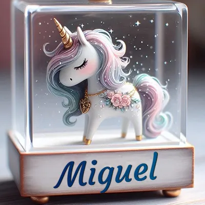 Imagen romántica para Miguel - Diseño 3