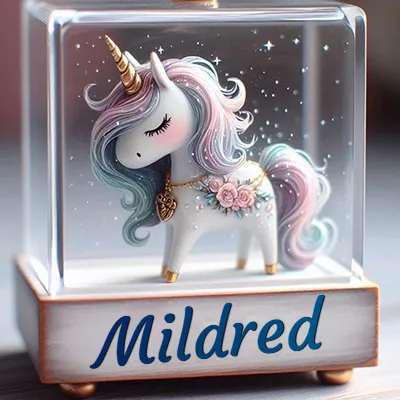 Imagen romántica para Mildred - Diseño 3