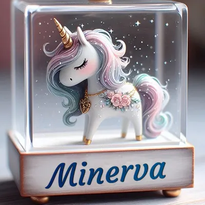 Imagen romántica 3 con nombre Minerva Imagen romántica para Minerva - Diseño 3