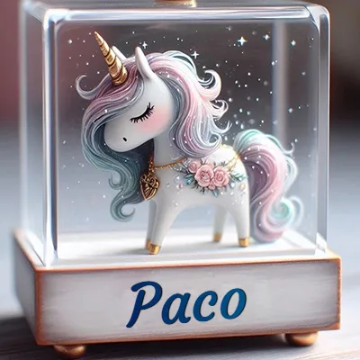 Imagen romántica 3 con nombre Paco Imagen romántica para Paco - Diseño 3