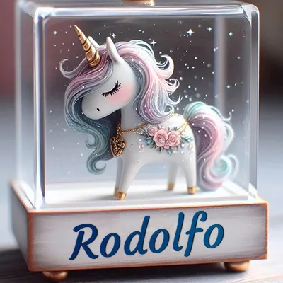 Imagen romántica para Rodolfo - Diseño 3