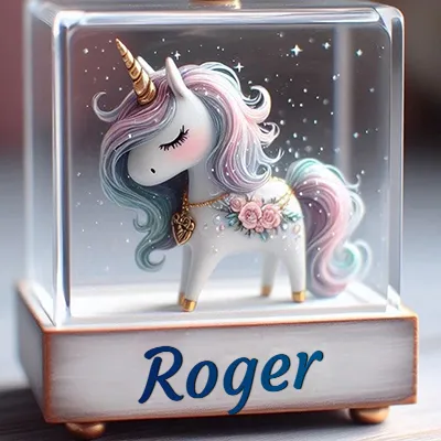 Imagen romántica 3 con nombre Roger Imagen romántica para Roger - Diseño 3