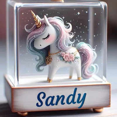 Imagen romántica para Sandy - Diseño 3